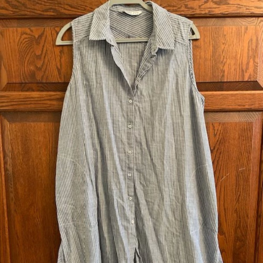 Zara Basic boyfriend shirtdress